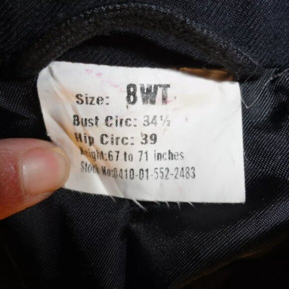 BREMEN BOWDON WOMEN's sz8WT ASU ARMY SERVICE UNIFORM JACKET BLUE LD 3855 - Picture 10 of 12